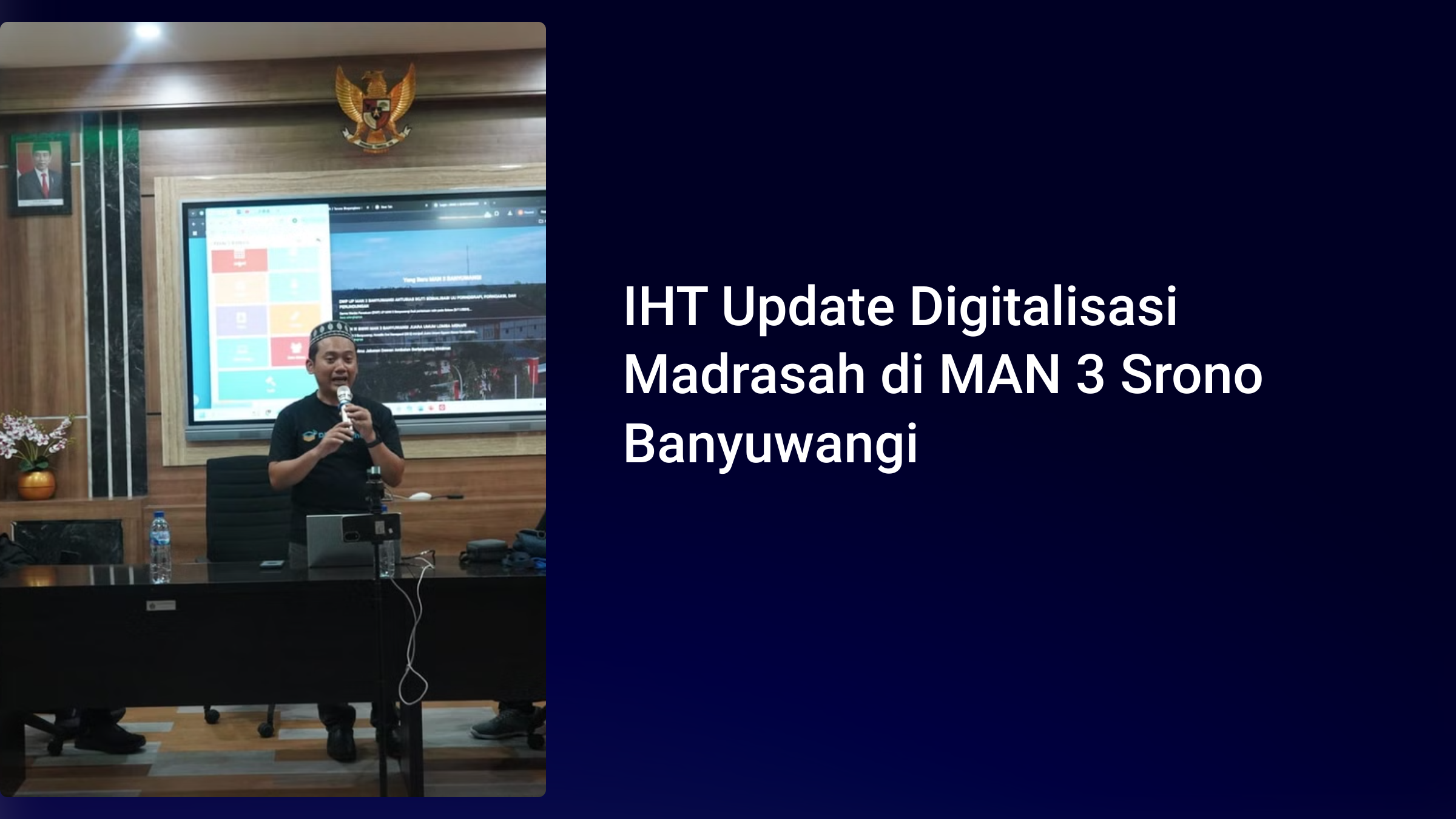 IHT New Fitur Madrasah Digital di MAN 3 Banyuwangi